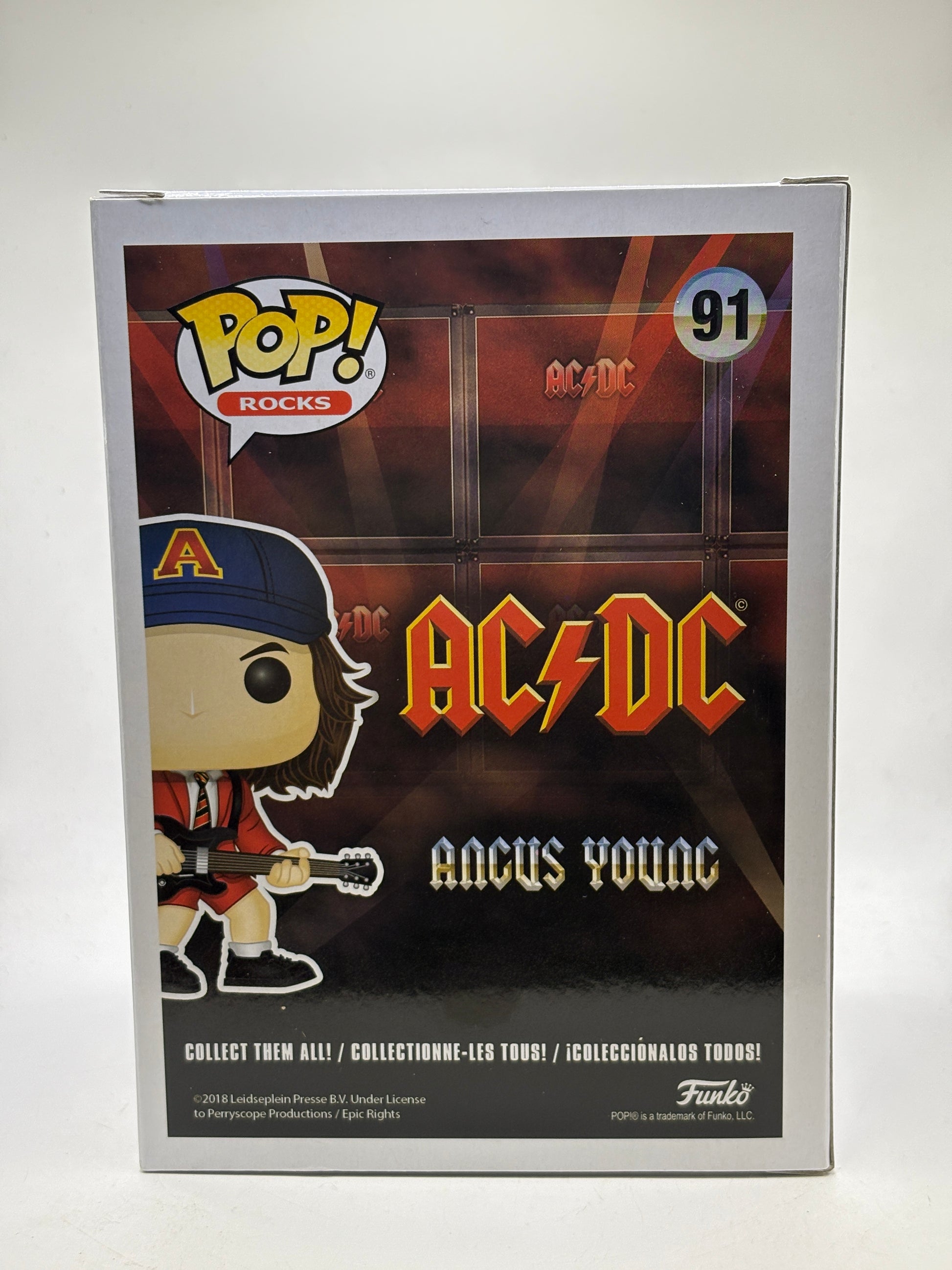Funko POP! Rocks ACDC #91 Angus Young Red Suit Vinyl Figure image 3