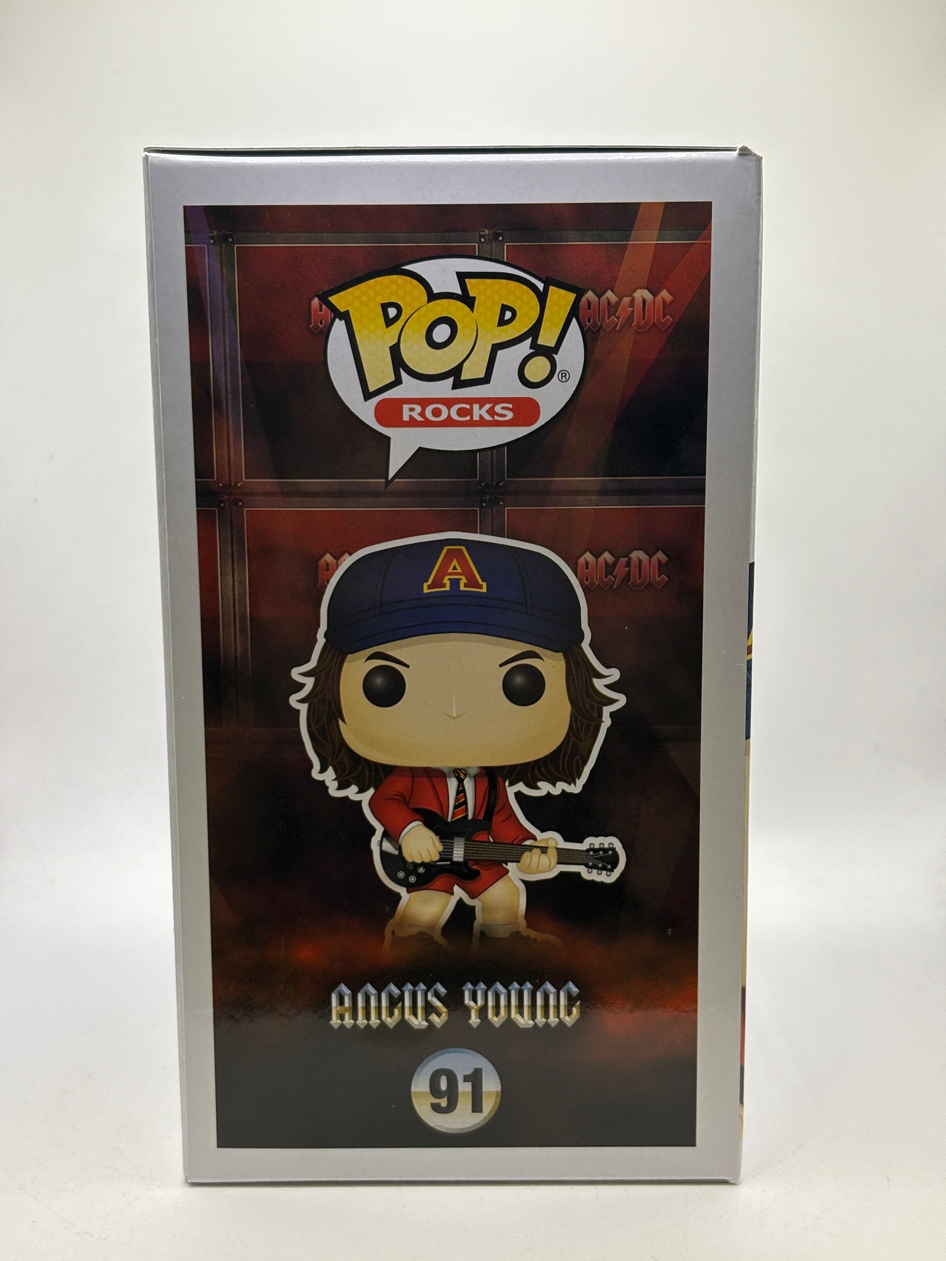 Funko POP! Rocks ACDC #91 Angus Young Red Suit Vinyl Figure image 4