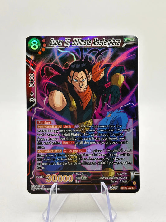 Dragon Ball Super Masters - Super 17, Ultimate Masterpiece BT26-022 SR Gold FRENLY BRICKS - Open 7 Days
