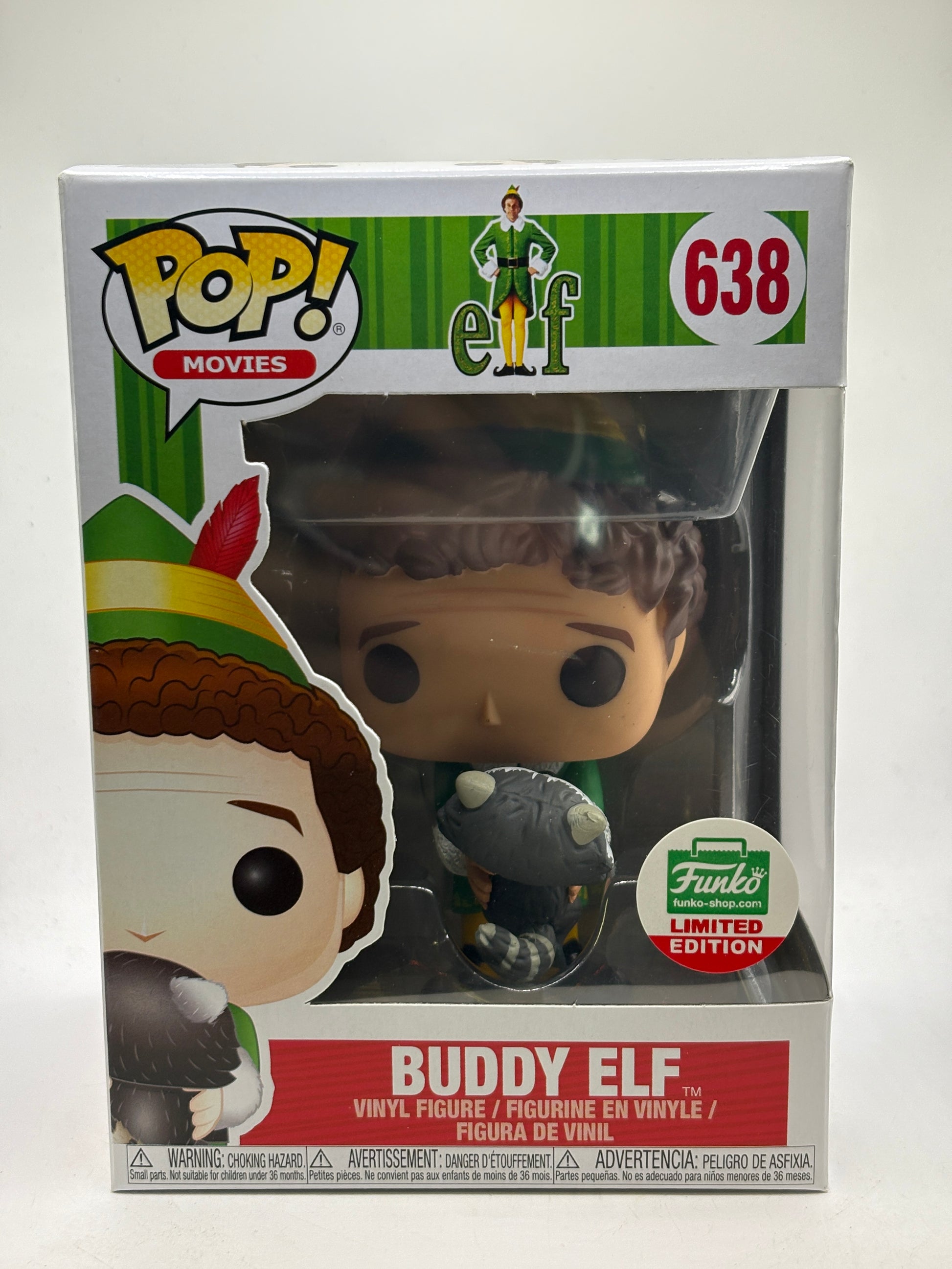 Funko POP! Movies Elf #638 Buddy Elf Limited Edition Vinyl Figure image 1