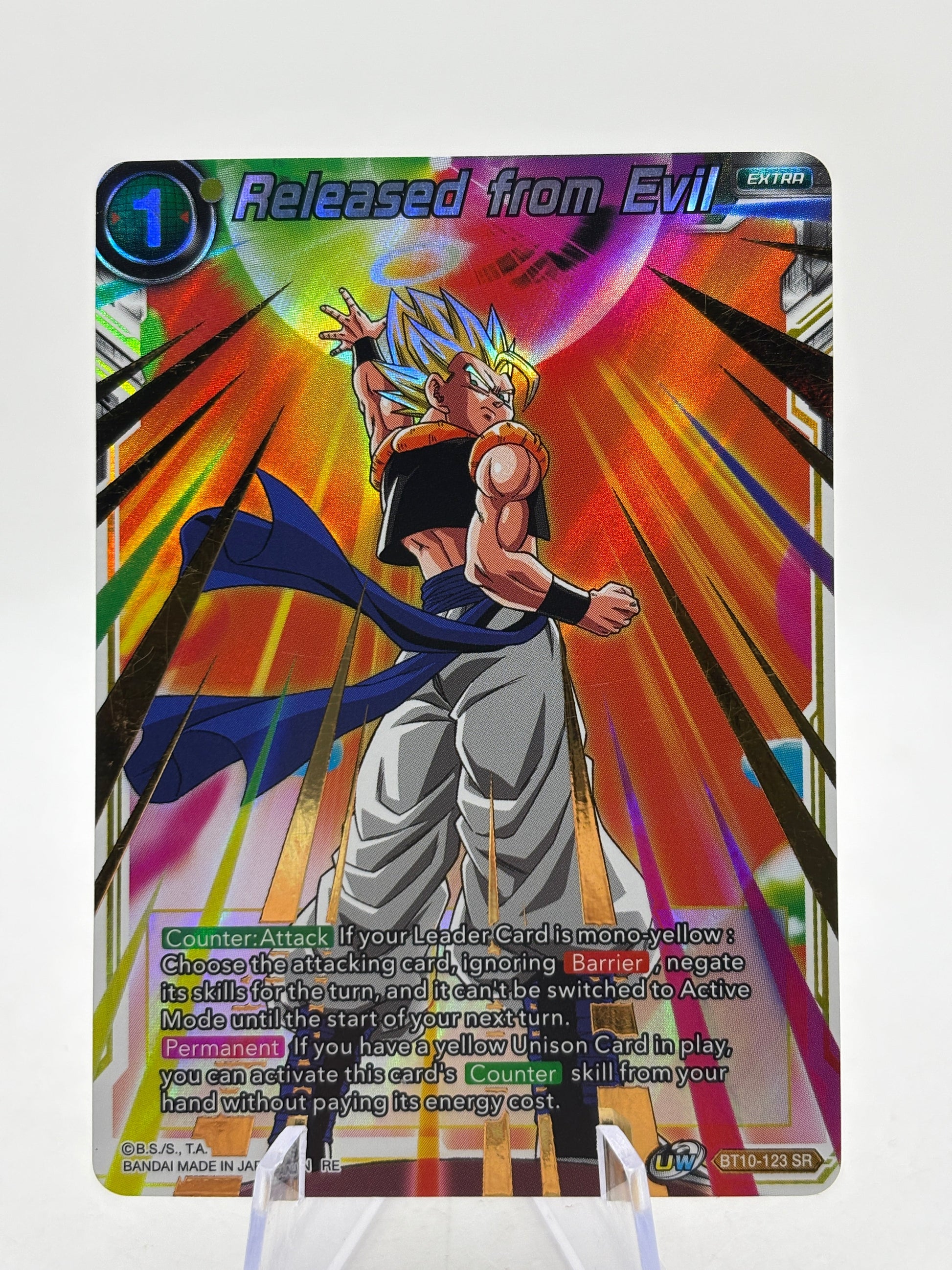 Dragon Ball Super Masters - Released from Evil BT10-123 SR FRENLY BRICKS - Open 7 Days
