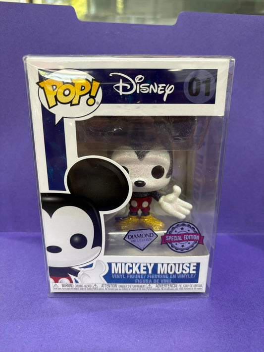 Funko Pop! Mickey Mouse #01 Disney Diamond Glitter US Exclusive FRENLY BRICKS - Open 7 Days