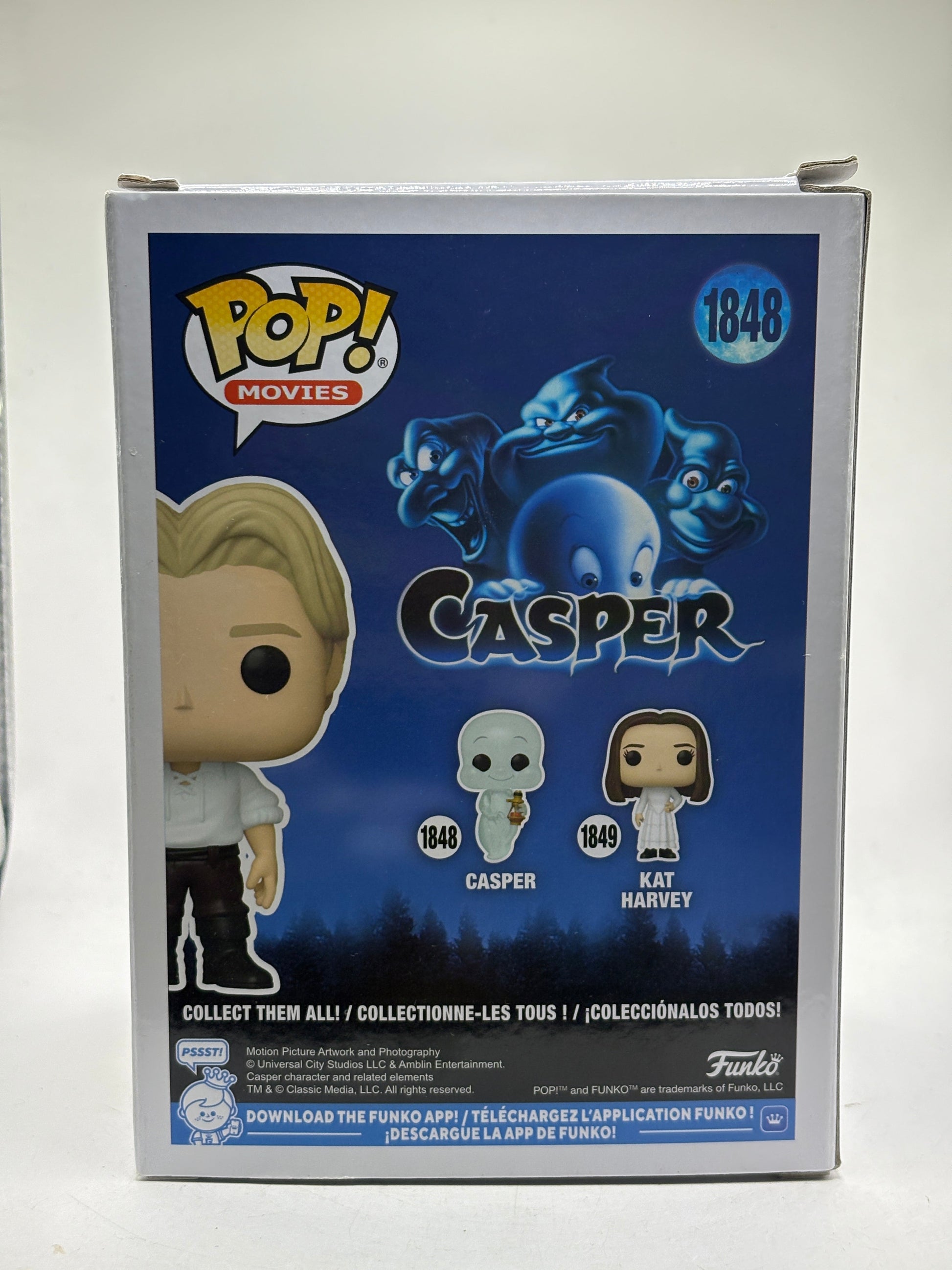 Funko POP! Movies Casper #1848 Casper Limited Chase FRENLY BRICKS - Open 7 Days
