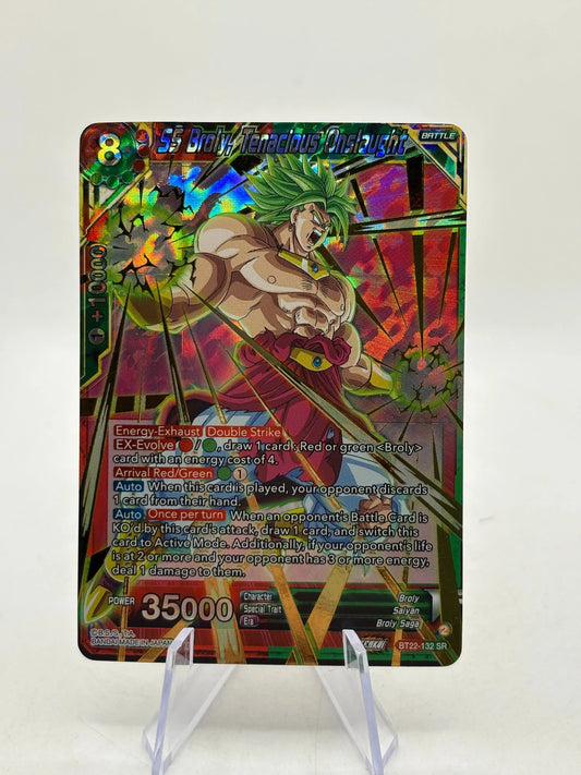 Dragon Ball Super Masters - SS Broly, Tenacious Onslaught BT22-132 SR FRENLY BRICKS - Open 7 Days