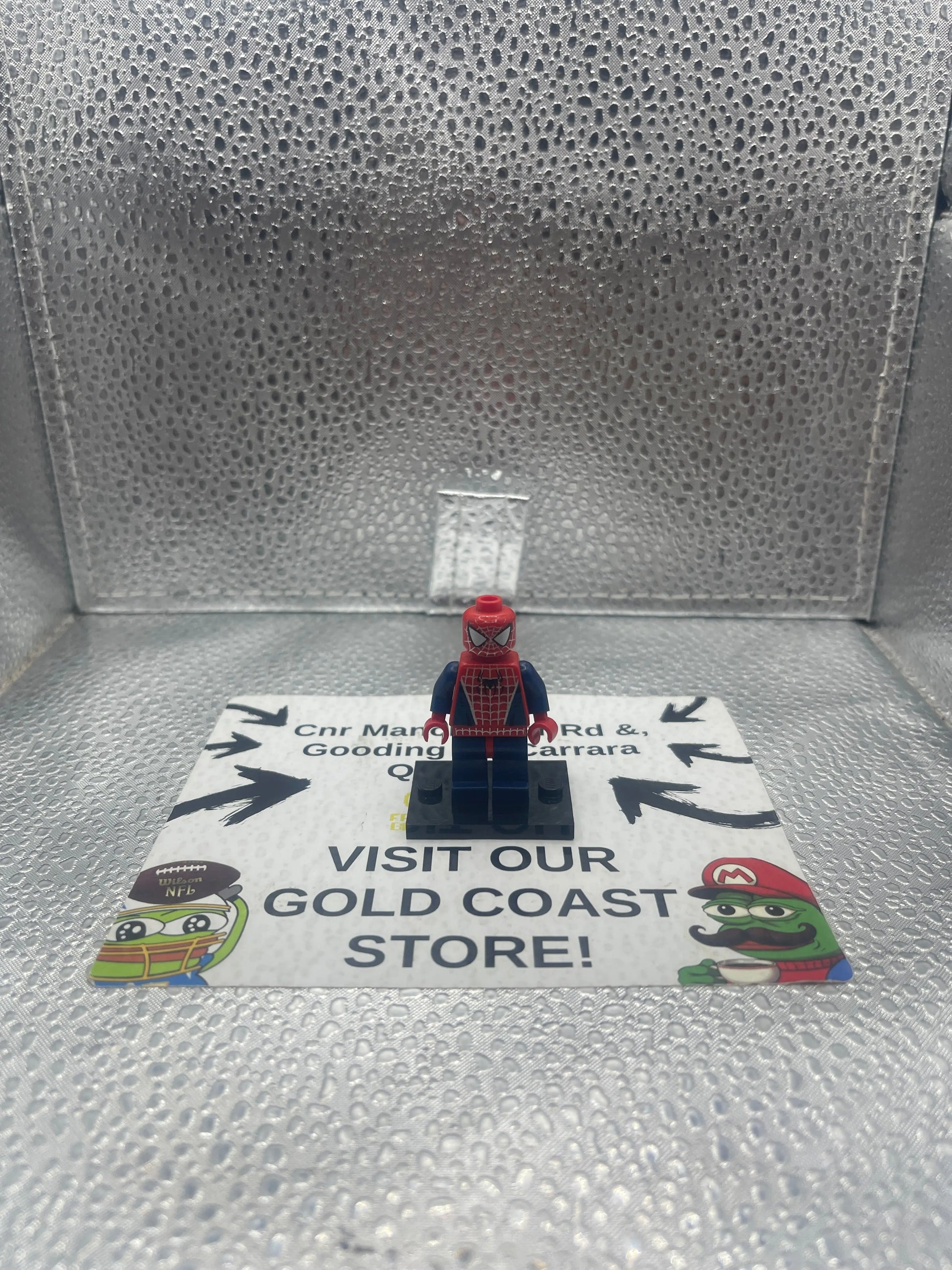 Lego Marvel Super Heroes Minifigure SPD028 Spider-Man 3 Silver Webbing FRENLY BRICKS - Open 7 Days