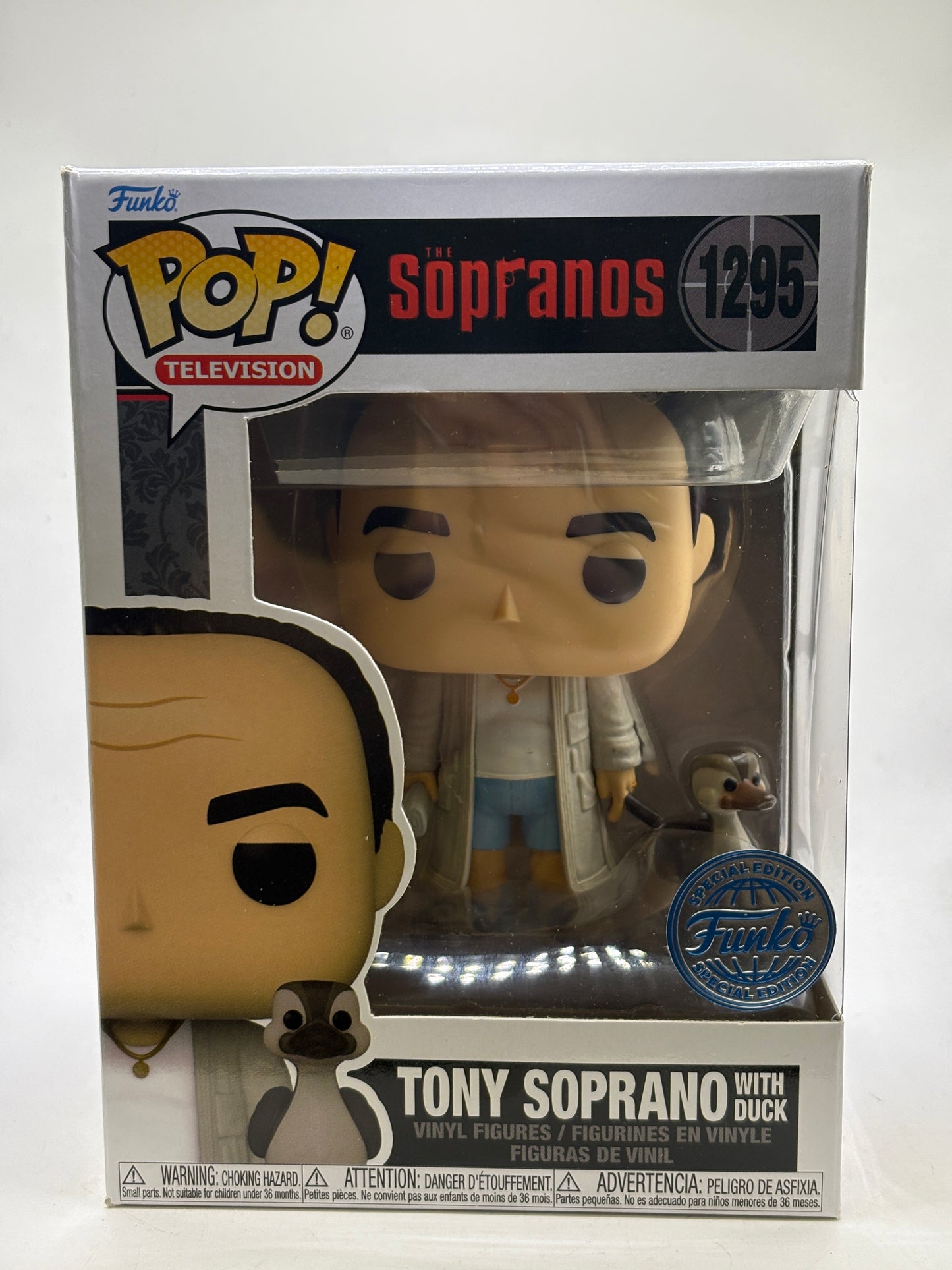 Funko POP! Television The Sopranos #1295 Tony Soprano with Duck Special Edition