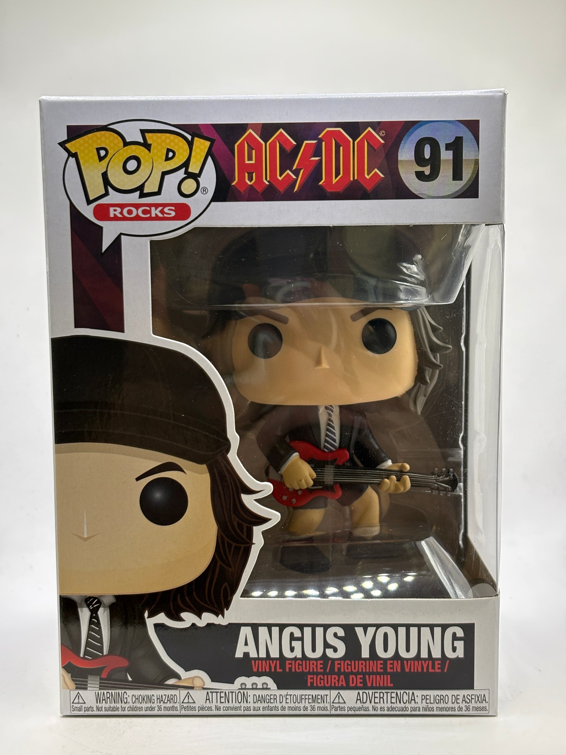 Funko POP! Rocks ACDC #91 Angus Young Black Suit Vinyl Figure image 1