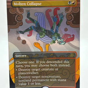Magic The Gathering - Molten Collapse Borderless Foil R #0342 LCI NM FRENLY BRICKS - Open 7 Days