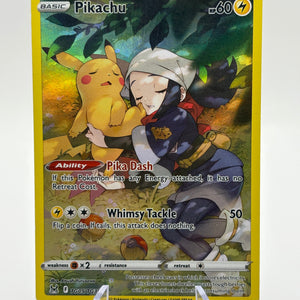 Pokemom TCG Lost Origin - Pikachu TG05/TG30 Full Art NM FRENLY BRICKS - Open 7 Days