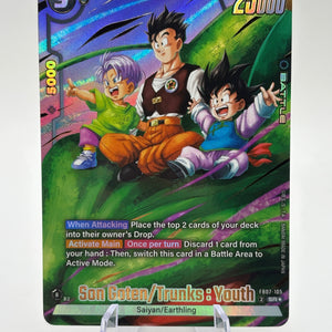 Dragon Ball Super Fusion World - Son Goten/Trunks : Youth FB07-105 SR* FRENLY BRICKS - Open 7 Days