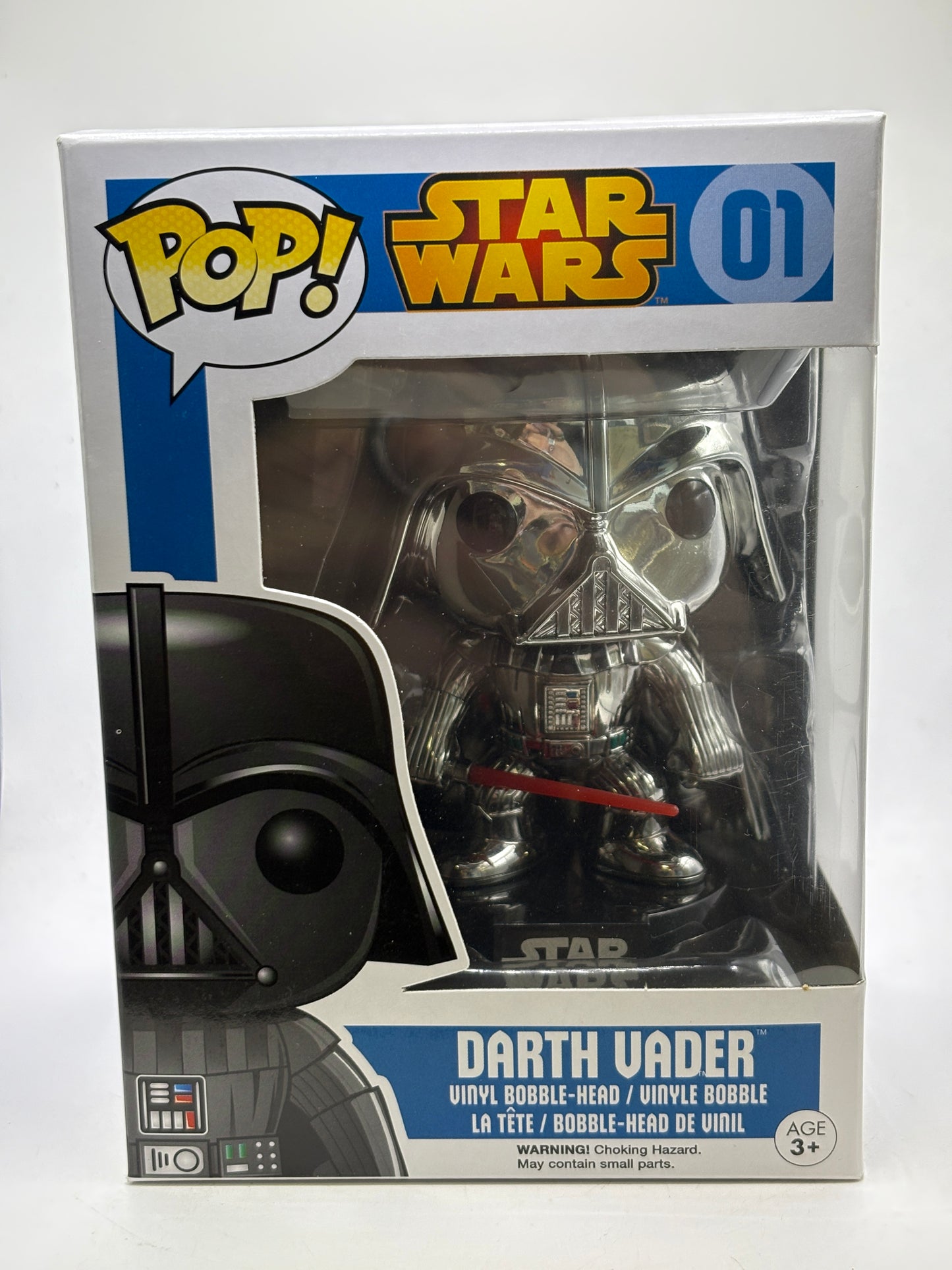 Funko POP! Star Wars #01 Darth Vader Chrome Vinyl Bobble-Head