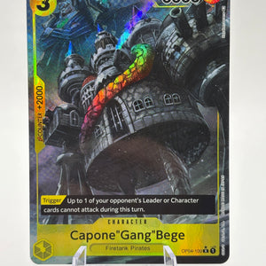 Capone Gang Bege Alt Art English OP04-100 Kingdoms Of Intrigue One Piece FRENLY BRICKS - Open 7 Days