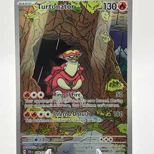 Pokemon TCG SV Stellar Crown - Turtonator 146/142 Illustration Rare NM FRENLY BRICKS - Open 7 Days