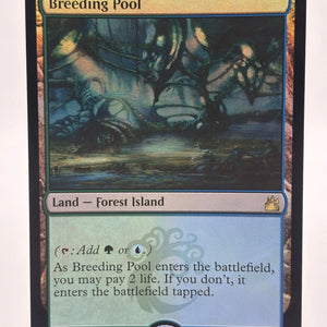 Magic The Gathering - Breeding Pool Land Foil R #0275 RVR LP FRENLY BRICKS - Open 7 Days