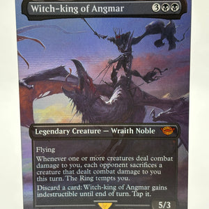 Magic The Gathering - Witch-king of Angmar Foil Borderless M #0423 LTR Nm FRENLY BRICKS - Open 7 Days