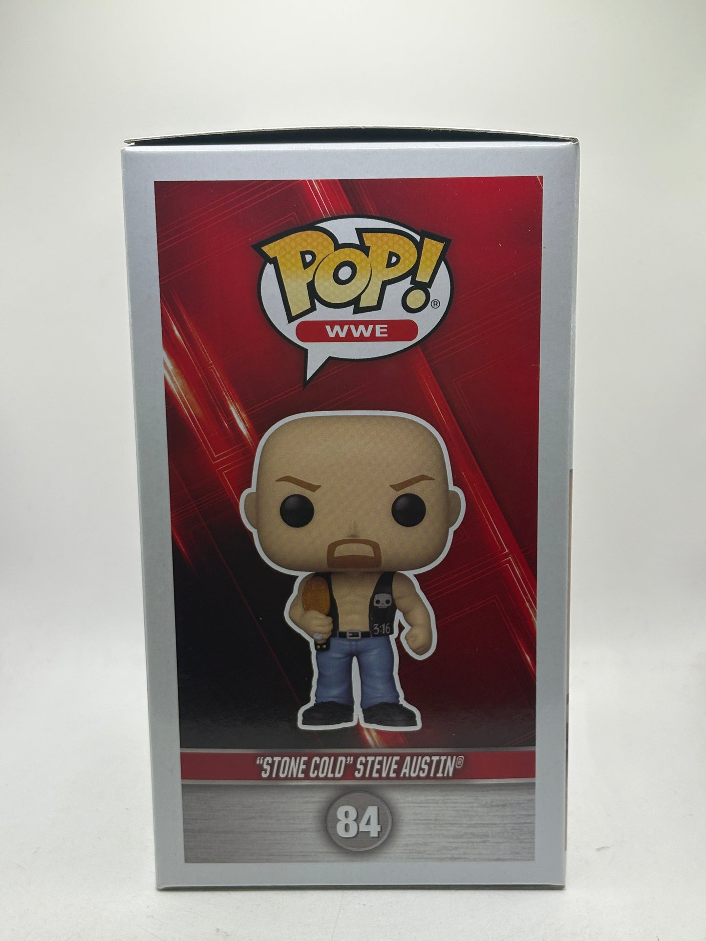 Funko POP! WWE #84 Stone Cold Steve Austin Signed with JSA Certification FRENLY BRICKS - Open 7 Days