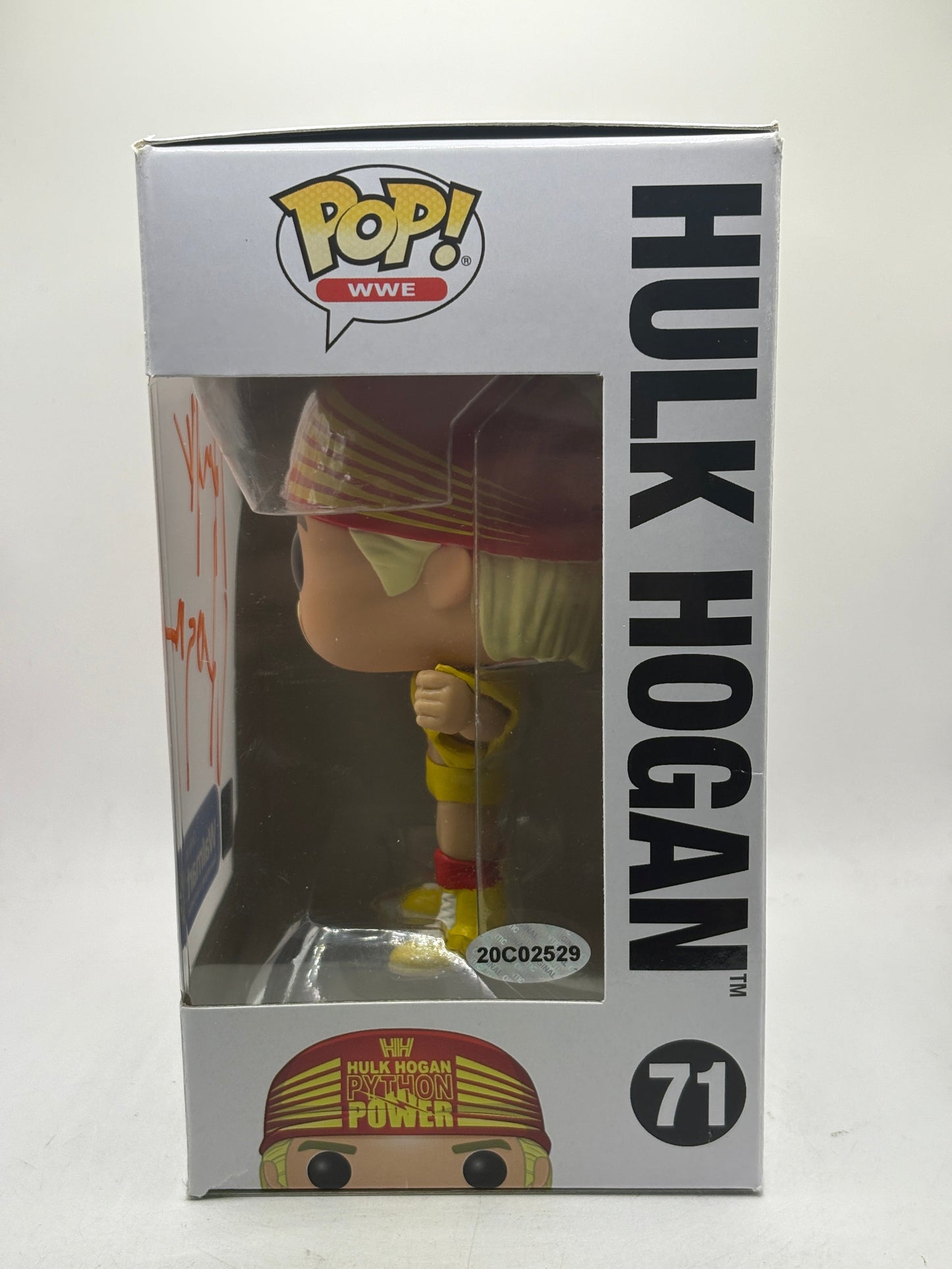 Funko POP! WWE Hulk Hogan Signed Autographed #71 with DPO COA FRENLY BRICKS - Open 7 Days