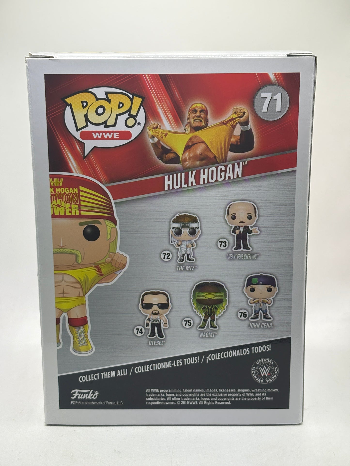Funko POP! WWE Hulk Hogan Signed Autographed #71 with DPO COA FRENLY BRICKS - Open 7 Days