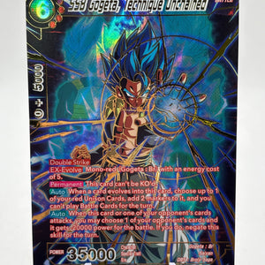 Dragon Ball Super Masters - SSB Gogeta, Technique Unchained BT11-012 SPR FRENLY BRICKS - Open 7 Days