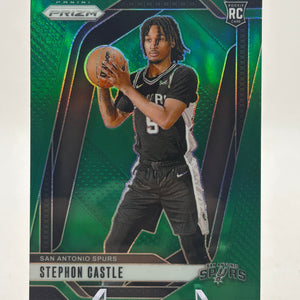 Stephen Castle 2024-25 Panini Prizm Rookie Green FRENLY BRICKS - Open 7 Days