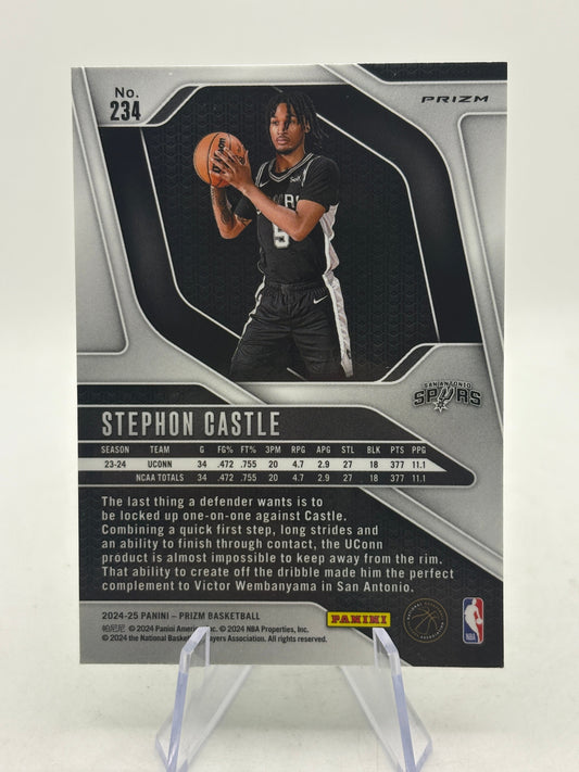 Stephen Castle 2024-25 Panini Prizm Rookie Green FRENLY BRICKS - Open 7 Days