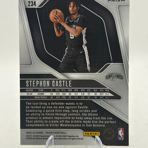 Stephen Castle 2024-25 Panini Prizm Rookie Green FRENLY BRICKS - Open 7 Days