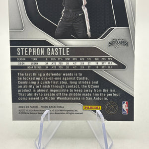 Stephen Castle 2024-25 Panini Prizm Rookie Green FRENLY BRICKS - Open 7 Days