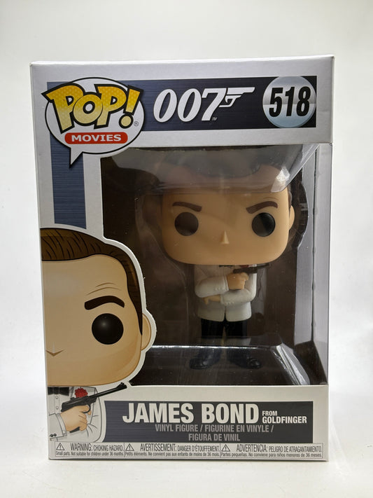 Funko POP! Movies 007 #518 James Bond From GoldFinger Vinyl Figure