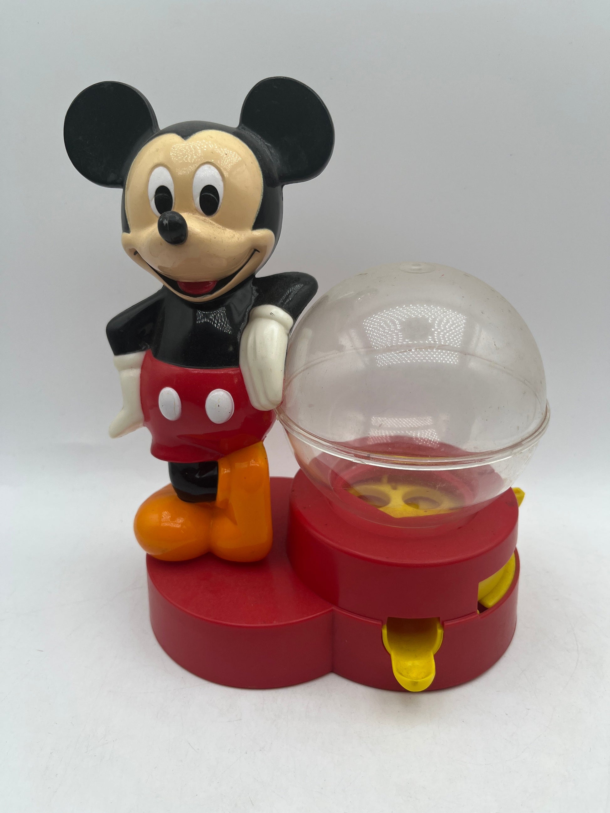 Vintage Collectible 1986 Mickey Mouse Gumball Bank Machine FRENLY BRICKS - Open 7 Days