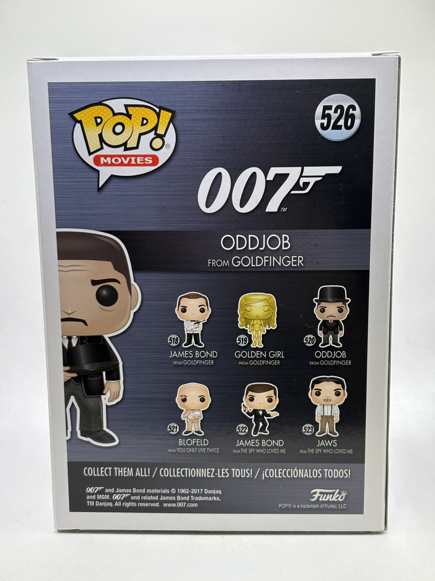 Funko POP! Movies 007 #526 Oddjob From GoldFinger Vinyl Figure