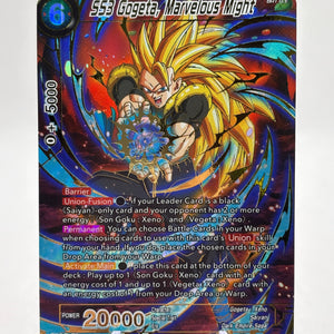 Dragon Ball Super Masters - SS3 Gogeta, Marvelous Might BT12-136 SPR FRENLY BRICKS - Open 7 Days