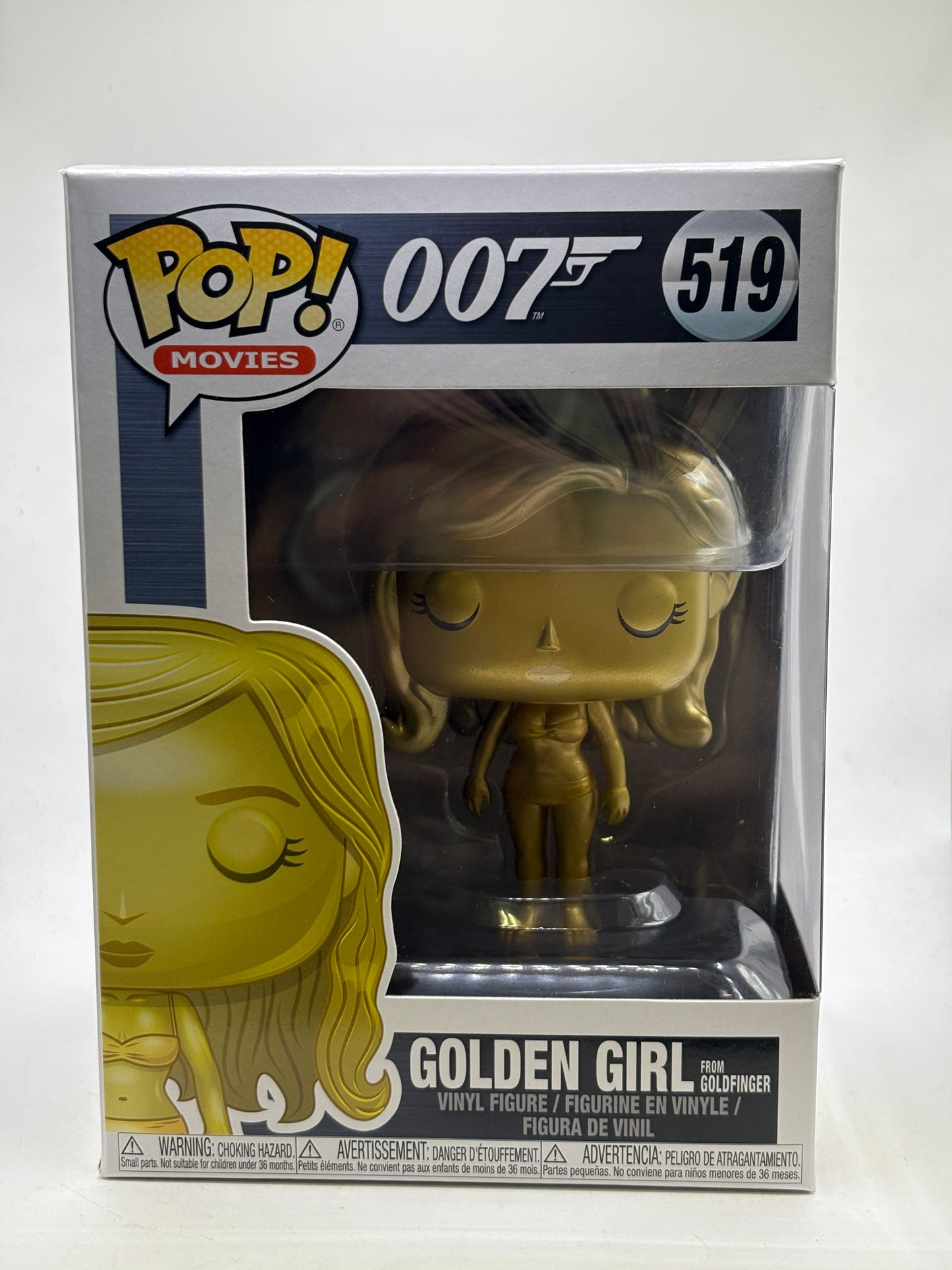 Funko POP! Movies 007 #519 Golden Girl From GoldFinger Vinyl Figure