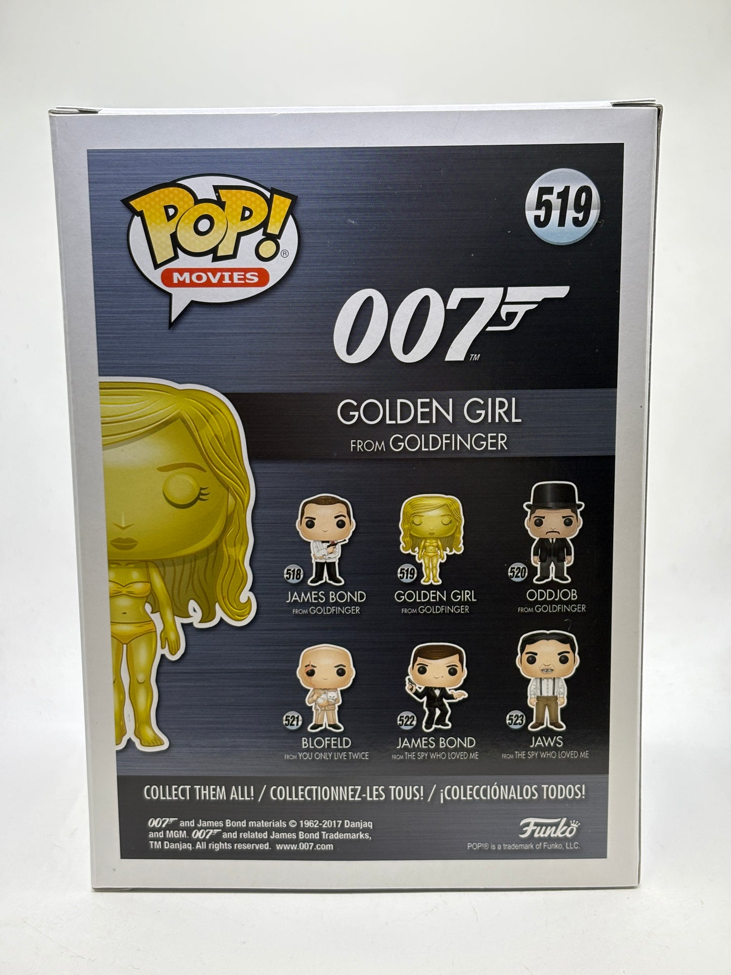Funko POP! Movies 007 #519 Golden Girl From GoldFinger Vinyl Figure
