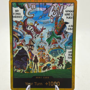DON!! Card (Egghead) (Gold) One Piece Card Game - The Azure Sea's Seven Eng NM/M FRENLY BRICKS - Open 7 Days