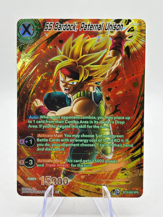 Dragon Ball Super Masters - SS Bardock, Paternal Unison BT10-062 SPR FRENLY BRICKS - Open 7 Days