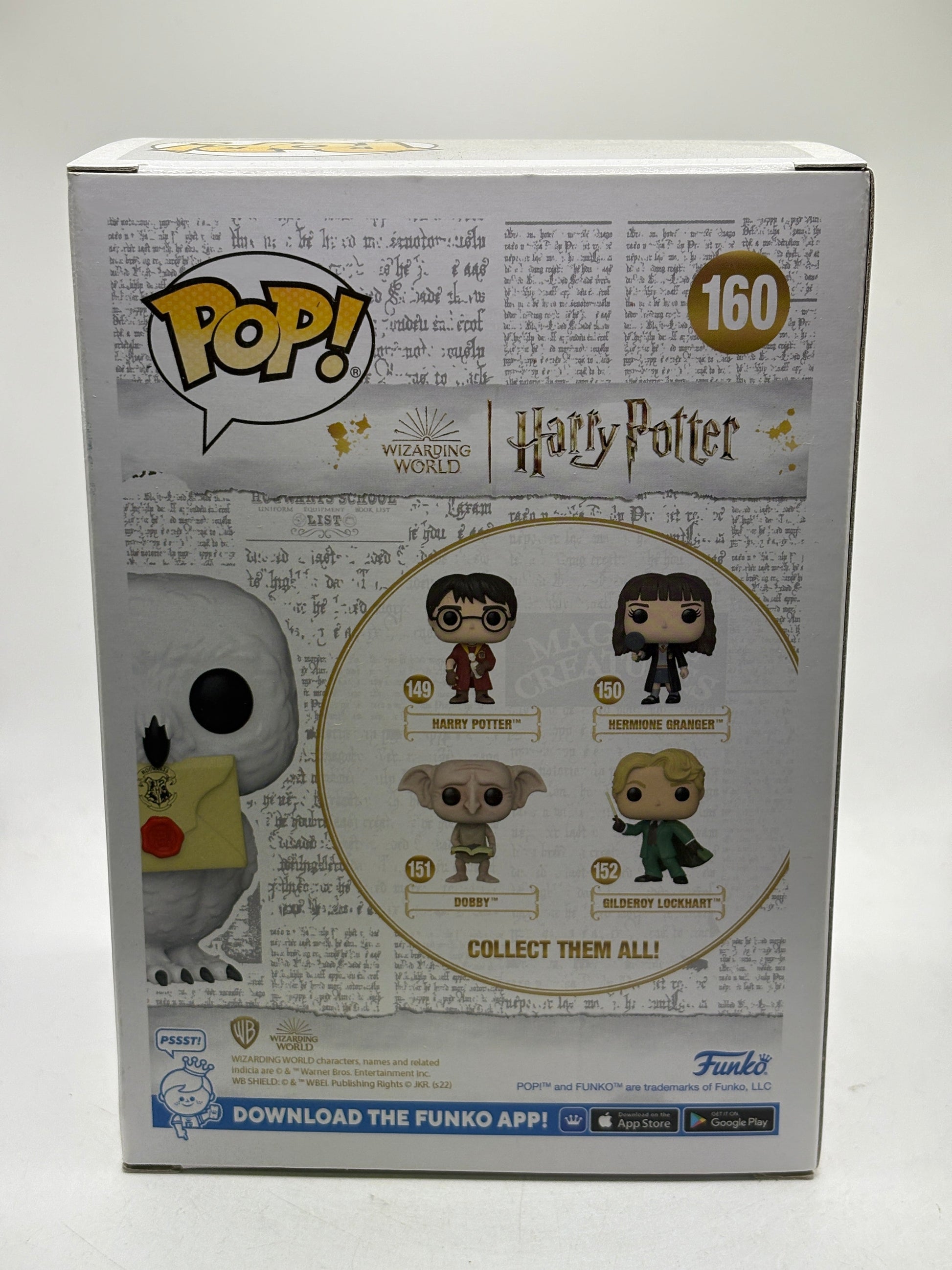 Funko Pop! Movies: Hedwig with Letter #160 Wondrous Convention Vinyl Figure FRENLY BRICKS - Open 7 Days