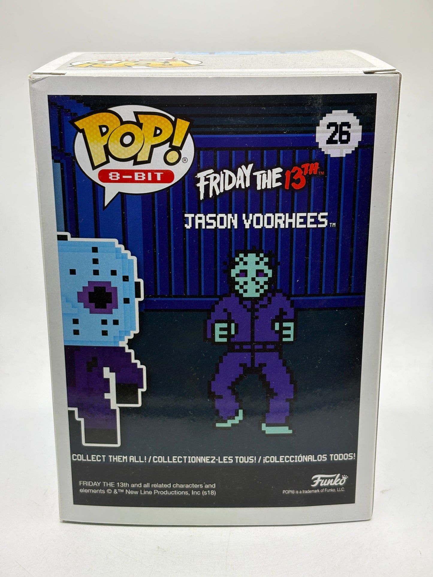 Funko POP! 8-Bit Friday the 13th #26 Jason Voorhees FRENLY BRICKS - Open 7 Days