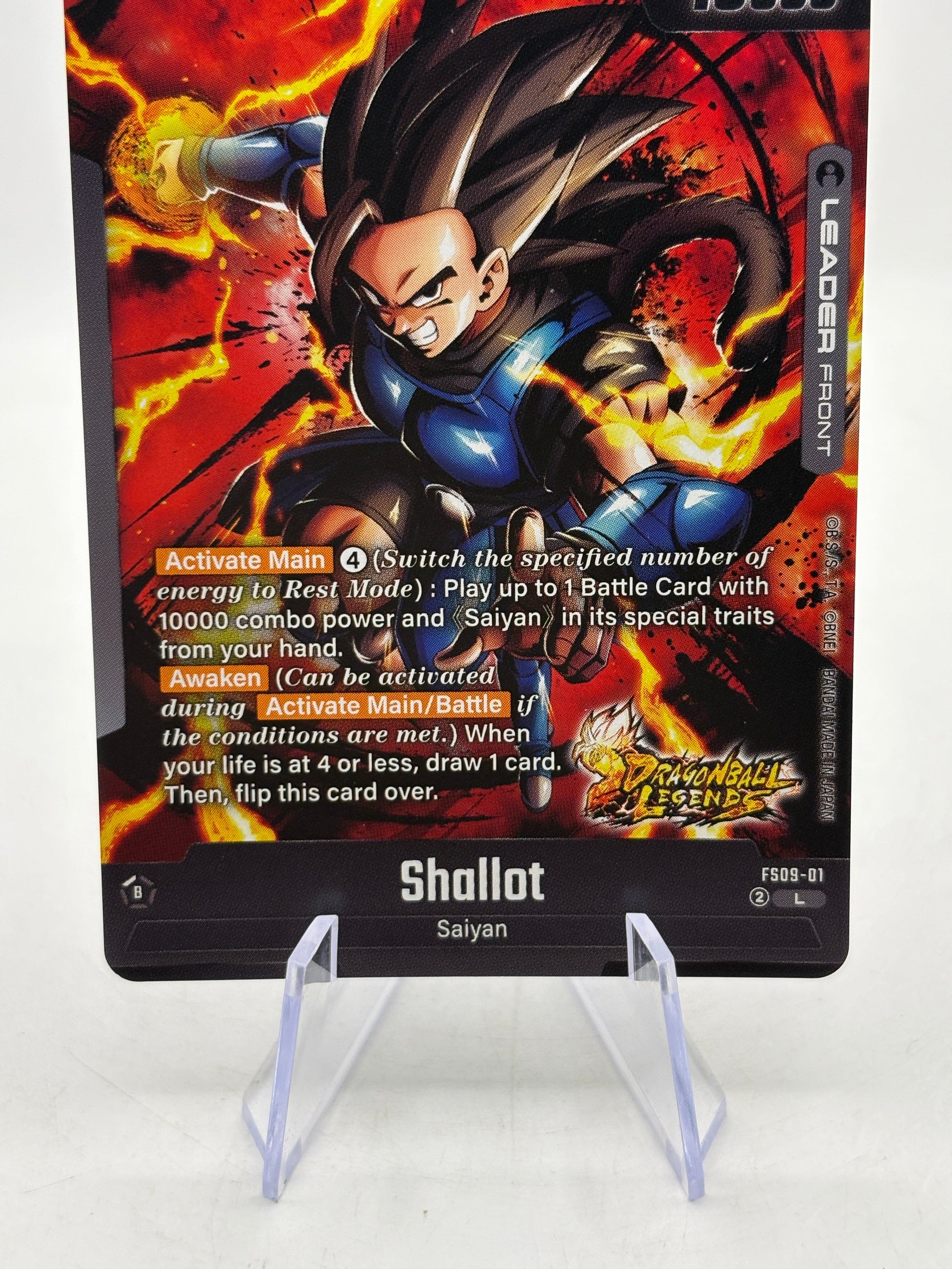 Dragon Ball Super Fusion World - Shallot FS09-01 Leader DB Legends FRENLY BRICKS - Open 7 Days