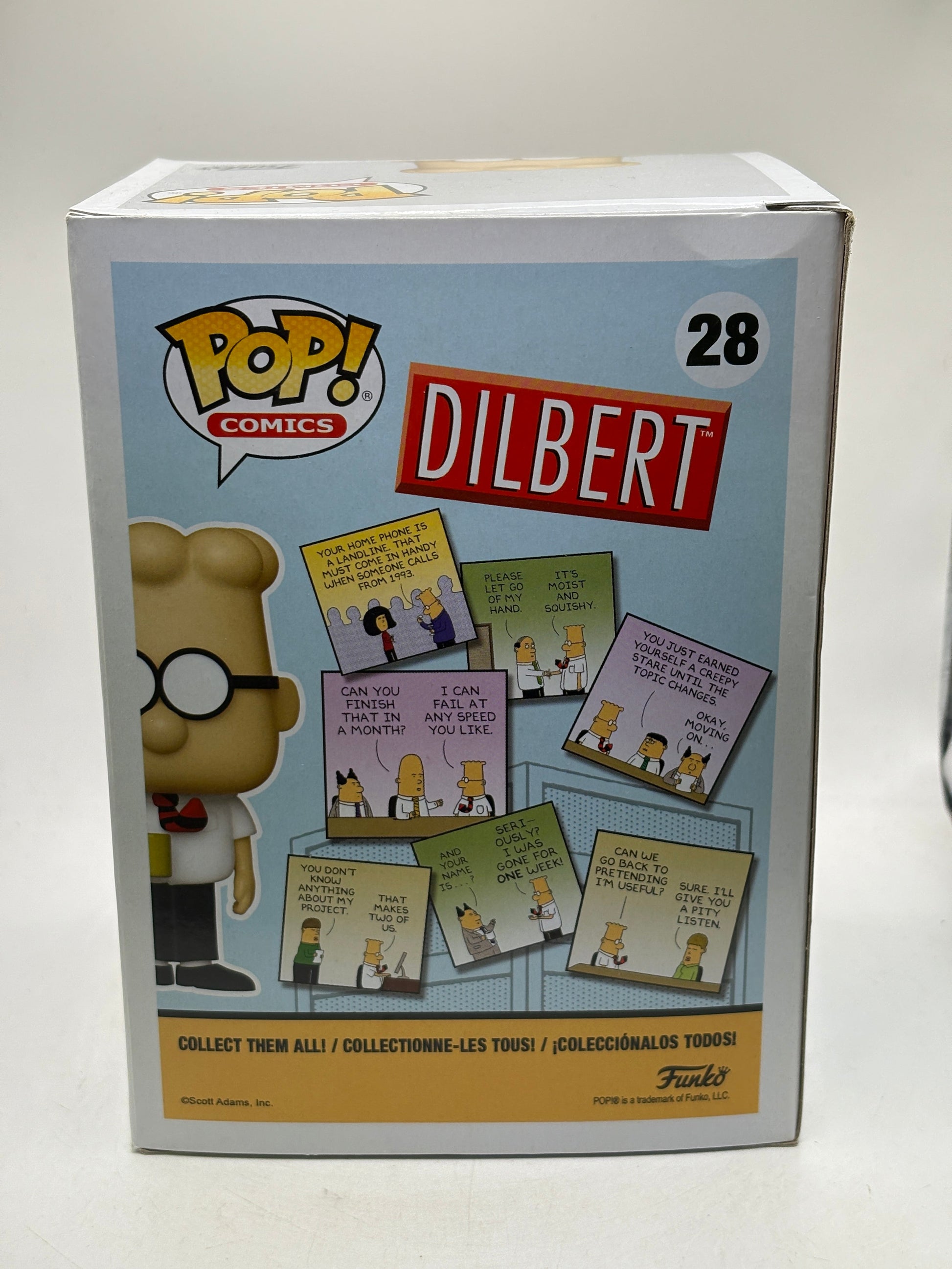 Funko POP! Comics Dilbert #28 Dilbert Vinyl Figure FRENLY BRICKS - Open 7 Days
