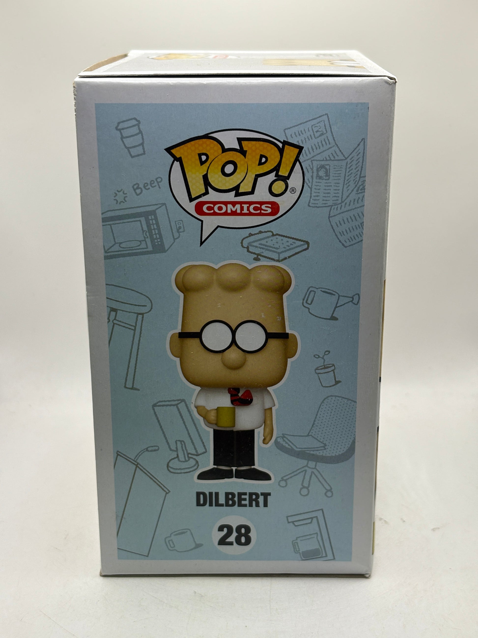 Funko POP! Comics Dilbert #28 Dilbert Vinyl Figure FRENLY BRICKS - Open 7 Days