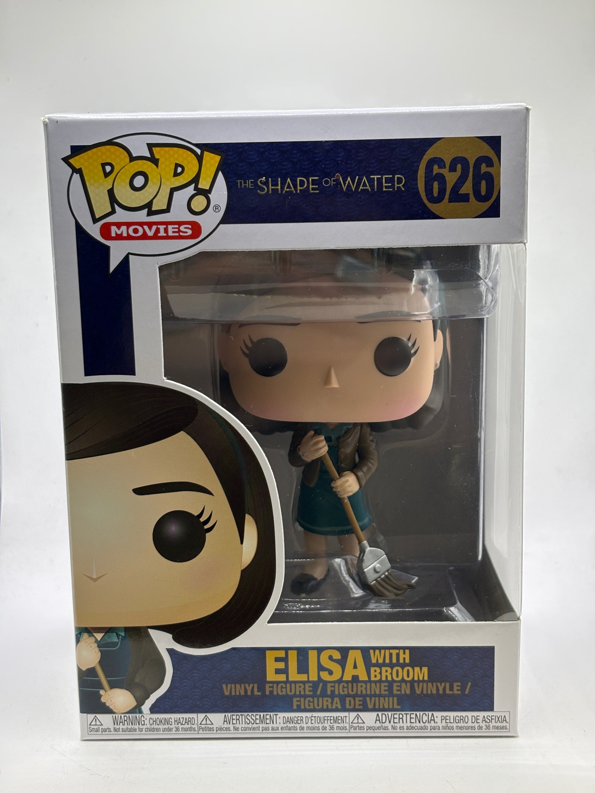 Funko POP! Movies The Shape of Water #626 Elisa with Broom Vinyl Figure image 1