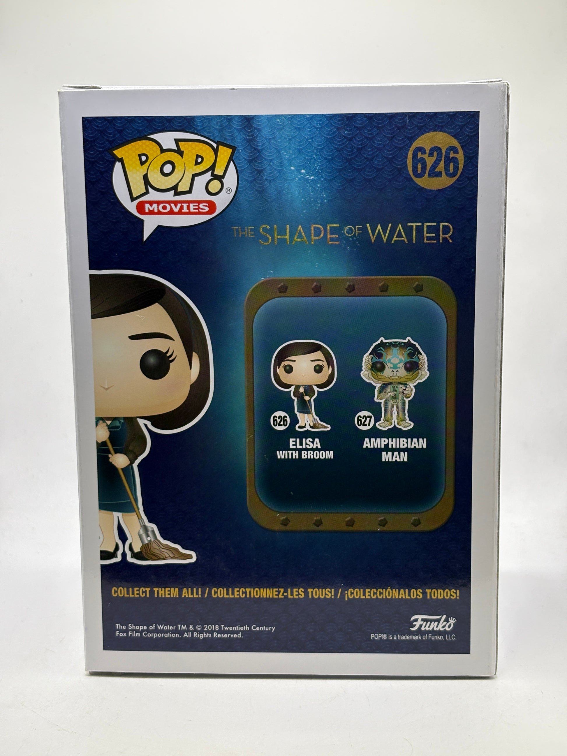 Funko POP! Movies The Shape of Water #626 Elisa with Broom Vinyl Figure image 3