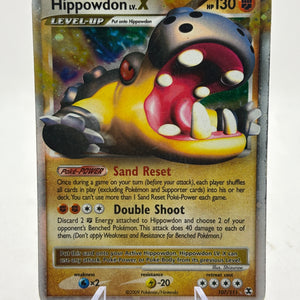 Pokémon Hippowdon LV.X Ultra Rare Holo Rising Rivals 107/111 130 HP Level Up FRENLY BRICKS - Open 7 Days