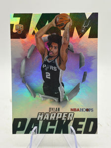 Dylan Harper 2025-26 Topps NBA Hoops RC Rookie Jam Packed Foil Insert Spurs