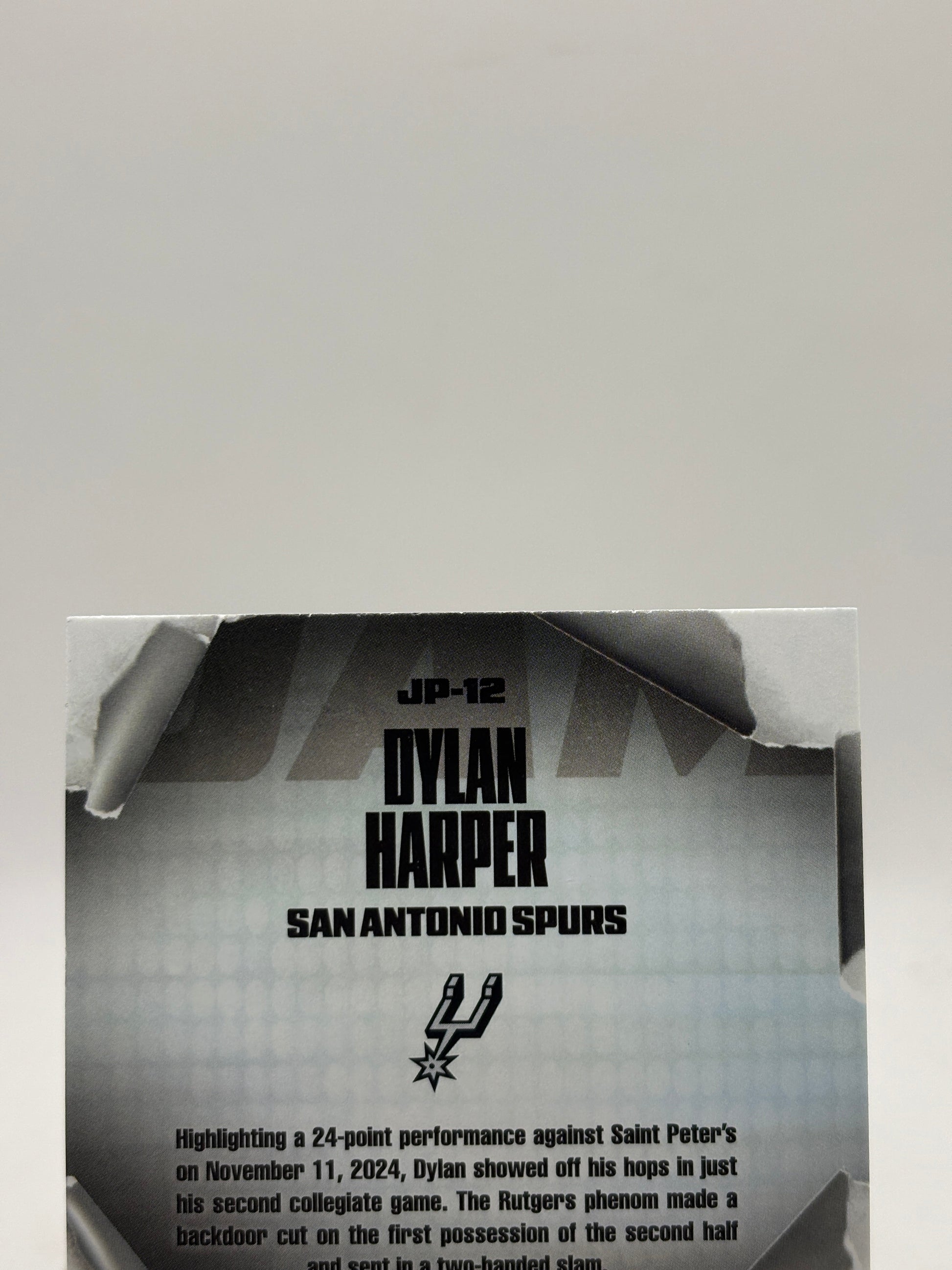 Dylan Harper 2025-26 Topps NBA Hoops RC Rookie Jam Packed Foil Insert Spurs FRENLY BRICKS - Open 7 Days