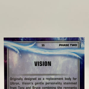 2025 Topps Chrome Marvel Studios Sapphire Orange /25 Vision #55 FRENLY BRICKS - Open 7 Days