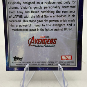 2025 Topps Chrome Marvel Studios Sapphire Orange /25 Vision #55 FRENLY BRICKS - Open 7 Days