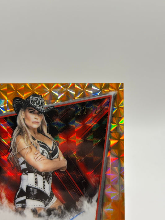 Natalya 2026 Topps Chrome WWE Orange Geometric Red Brand Auto /25 FRENLY BRICKS - Open 7 Days