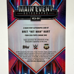 2026 Topps Chrome WWE Bret 