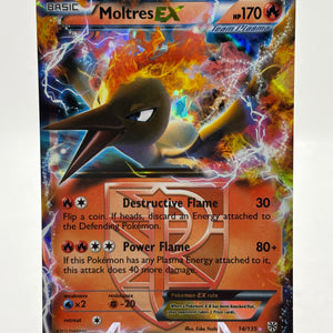 Pokemon TCG Black White Plasma Storm - Moltres EX 14/135 NM FRENLY BRICKS - Open 7 Days